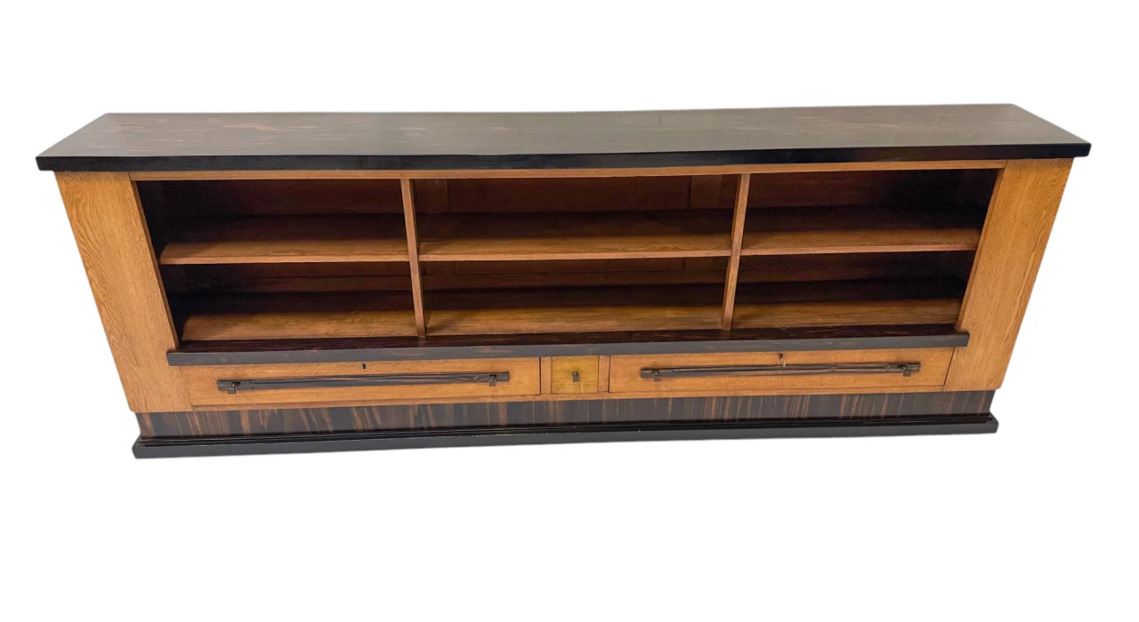 Art Deco Modernist Credenza or Bookcase by Hendrik Wouda for Pander, 1924